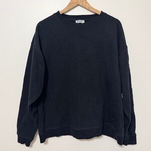 NASH Black Crewneck Sweatshirt Size Large XL Nashville Tennessee Sweater